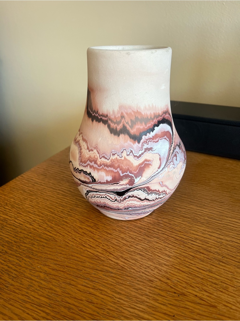 Nemadji Indian River pottery handcrafted Ceramic Vase